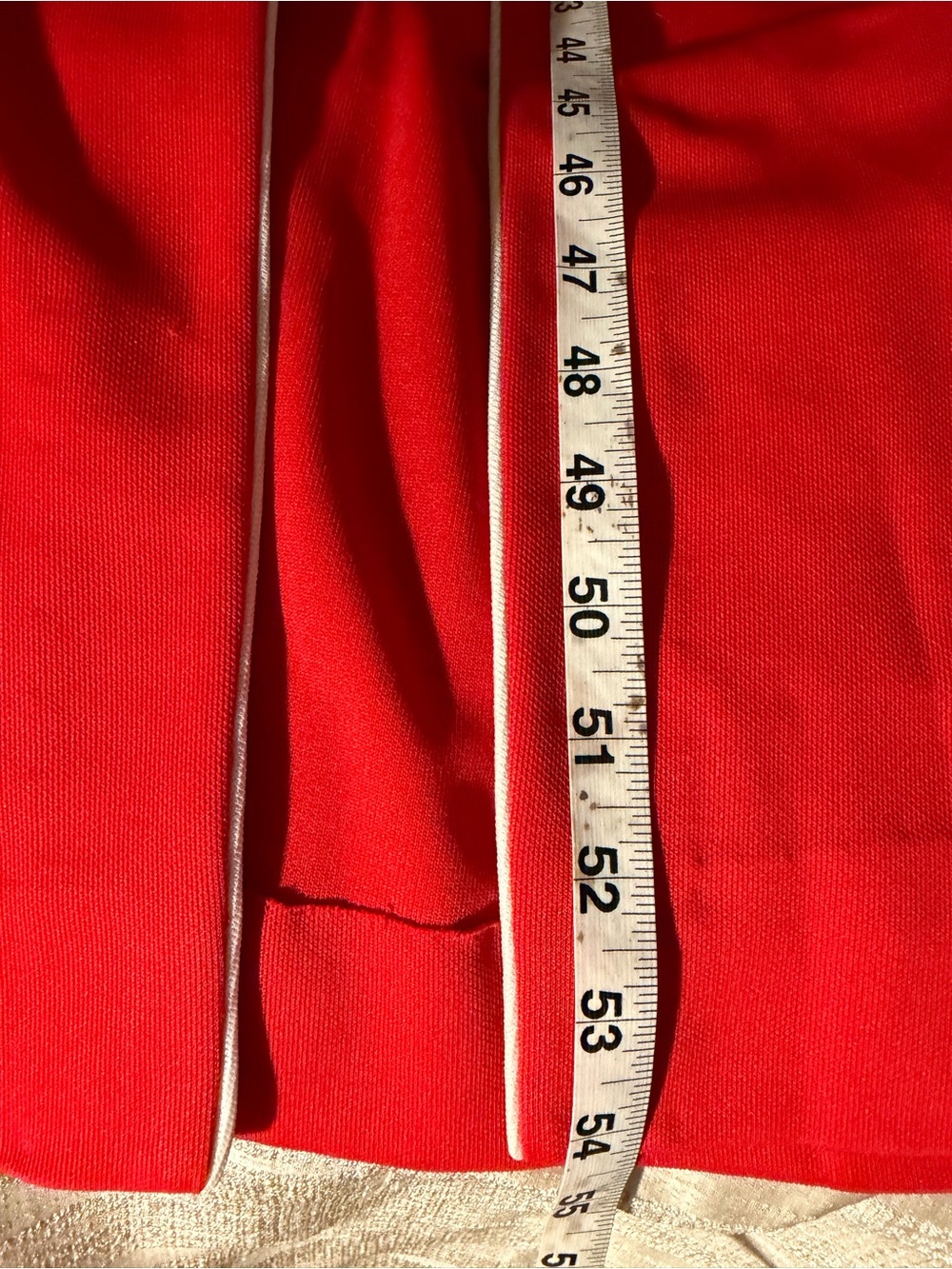 Vintage 1970s Le' Factory Red Turtleneck Slit Midi
Dress (Fits XS/S) - Picture 10 of 12
